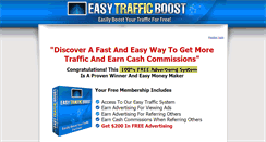 Desktop Screenshot of easytrafficboost.com